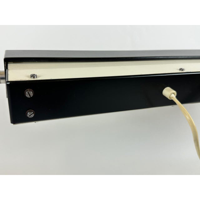 Black Mid-Century Modern Model 2020 Desk Lamp by Klaus Musinowski for PGH Lighting Fixtures Halle, 1960s For Sale - Image 8 of 18