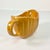 Burnt Orange 1990s Vintage Portuguese Majolica Ceramic Pumpkin Gravy Sauce Boat, Halloween & Thanksgiving For Sale - Image 8 of 12