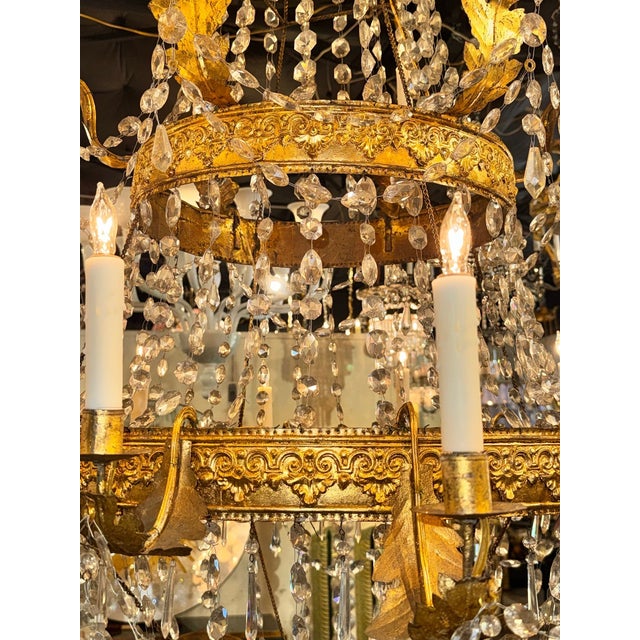 Palace Size Late 18th C. Italian Empire Chandelier For Sale - Image 4 of 6