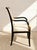 American Vintage Black & Gold Neoclassical Armchair For Sale - Image 3 of 12
