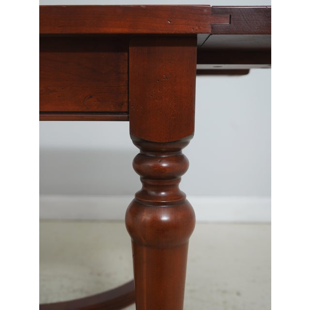 Harden Country Distressed French Cherry Small Dining or Library Table For Sale In Philadelphia - Image 6 of 14
