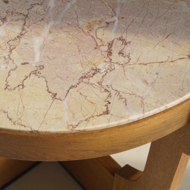 Dutch Art Deco Coffee Table with Marble Top, 1920s For Sale - Image 9 of 18