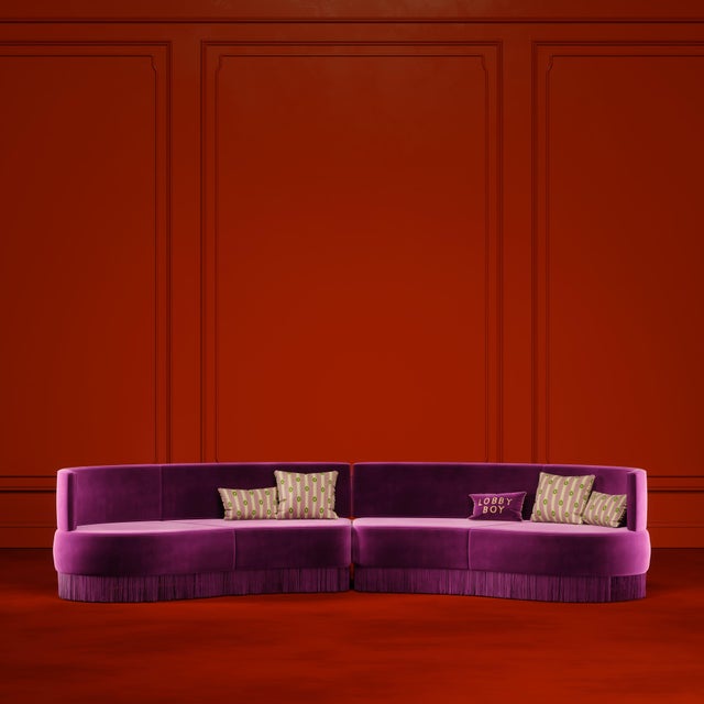 Margret Sofa (Fringes) by Ottiu For Sale - Image 6 of 12