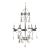 Silvered Bronze and Mirrored Chandelier, Late 20th Century For Sale