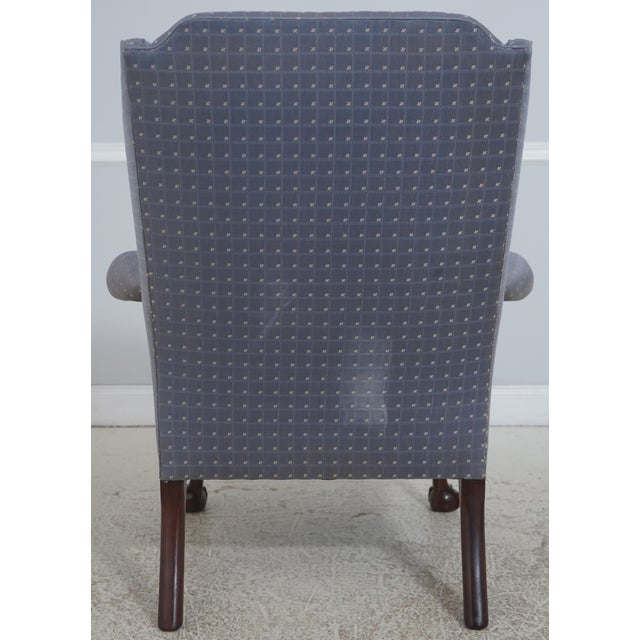 Kindel Furniture Pair Kindel Philadelphia Clawfoot Wing Back Chairs For Sale - Image 4 of 18