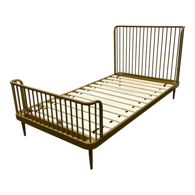Design Plus Gallery presents a Twin Size Wembly Bed Frame from Crate & Barrel. A modern take on the classic iron bed,...