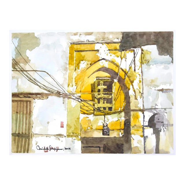 Michele Cascarano, Sicily, 2010s, Original Watercolor For Sale