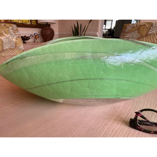 Contemporary Impressive Italian Murano Glass Bowl For Sale - Image 3 of 7