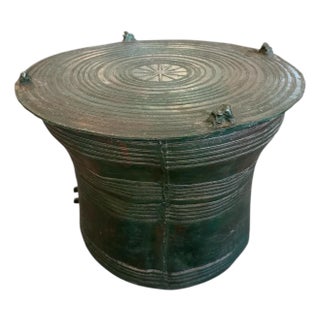 Faux Rain Drum Table For Sale