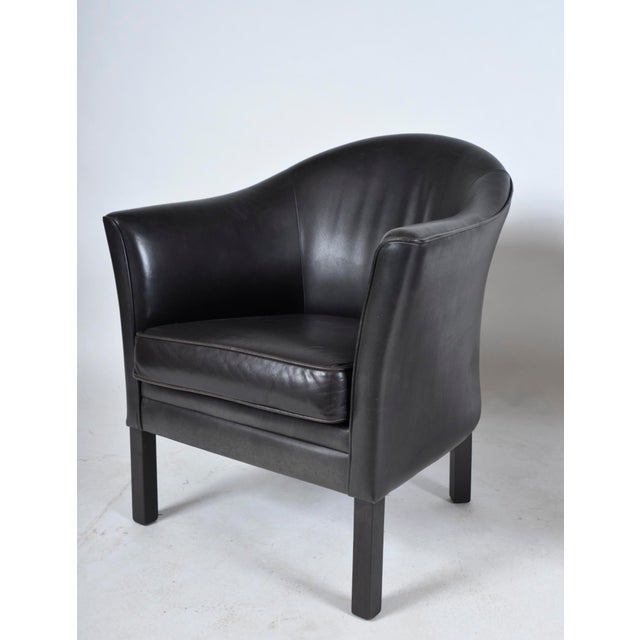 Leather Model MH80 Queen Chairs by Lars Kalmar for Mogens Hansen, Denmark, 1970s, Set of 2 For Sale - Image 12 of 18