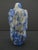 Chinese Carved Natural Lapis Lazuli Leaves Snuff Bottle For Sale In Portland, OR - Image 6 of 10