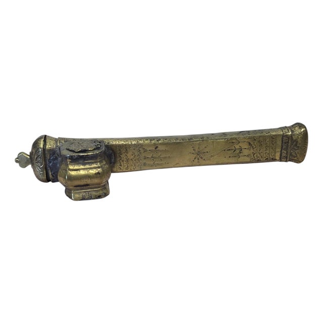 Ottoman Engraved Bronze Inkwell, 1790s For Sale