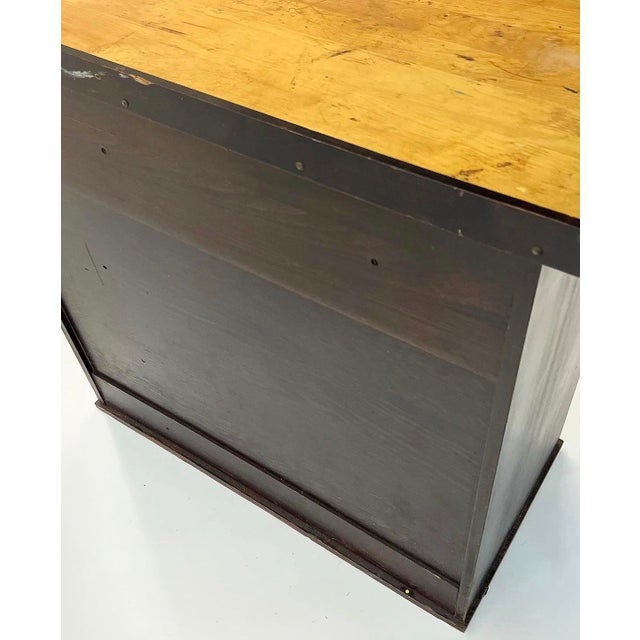 Wood Antique Multi-Drawer Jewelers Desk/Watchmakers Work Bench by j.h. Rosberg Manufacturing Co, Chicago c.1920 For Sale - Image 7 of 12