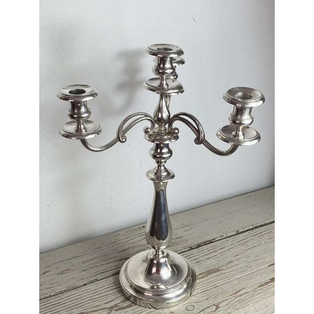 Silver-Plated Metal Candleholder from Christofle, France, 1890s For Sale - Image 17 of 18