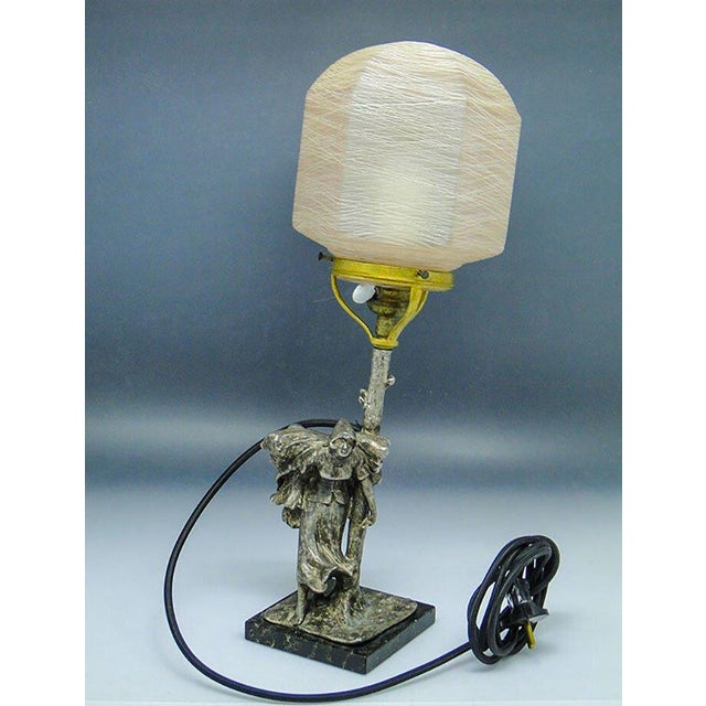 20th Century Sturm Night Lamp by J. Beck, Germany, 1890s For Sale - Image 12 of 12