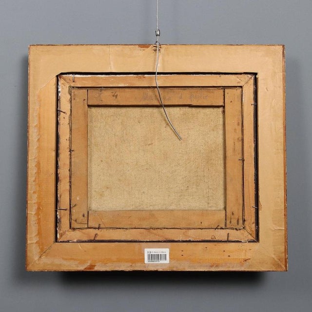 Landscape with Cave and Brigands, Oil on Canvas, Framed For Sale - Image 10 of 12