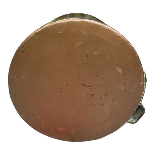 Antique Primitive Copper & Brass Lidded Cooking Pot Tiffin Boiler C1900s For Sale - Image 4 of 10