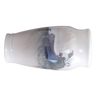 Royal Copenhagen Large Vase, Floor Vase 2352/2040, Hand-Painted, Denmark, 1960s For Sale