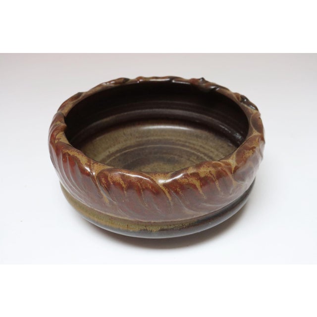 Studio ceramic planter/bowl by ceramicist, Deanna Nichols (b. 1942-2017, Missouri). Holding a BFA from Kansas City Art...