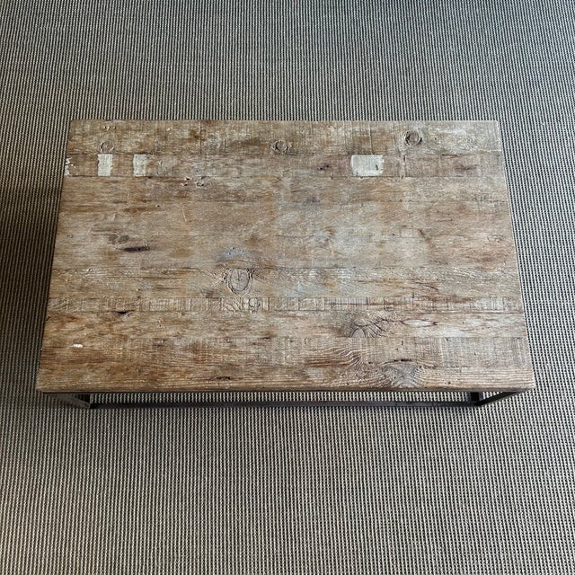 Brickmaker Coffee Table 57" For Sale In Los Angeles - Image 6 of 10