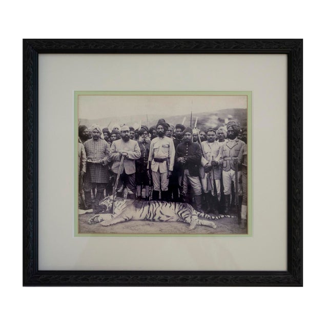English Vintage 1930s Photos of a Tiger Hunt in Colonial India For Sale - Image 3 of 6