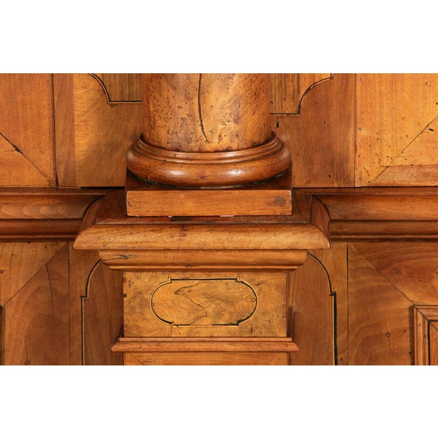 Baroque Wardrobe in Walnut, Basel, Switzerland, 1720s For Sale - Image 11 of 18