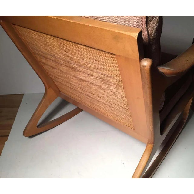 Mid-Century Modern Lawrence Peabody Rocking Chair For Sale - Image 3 of 13