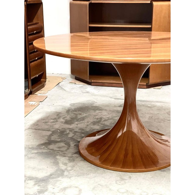 Mid-Century Modern Dining Round Table by Angelo Massoni for Mobilia, 1959 For Sale - Image 3 of 7