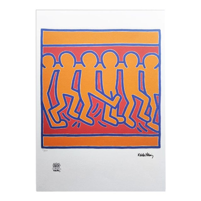 Keith Haring, Composition, Lithograph, 1990s For Sale