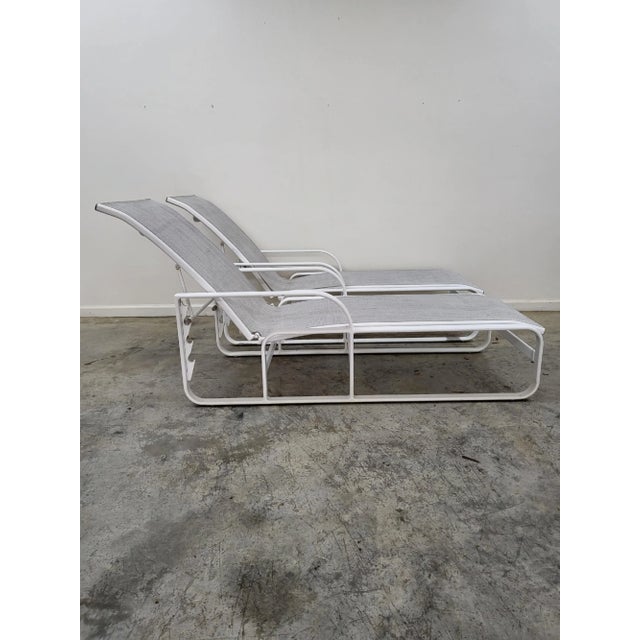 1980s Brown Jordan Quantum Chaise Lounge Patio Chairs by Richard