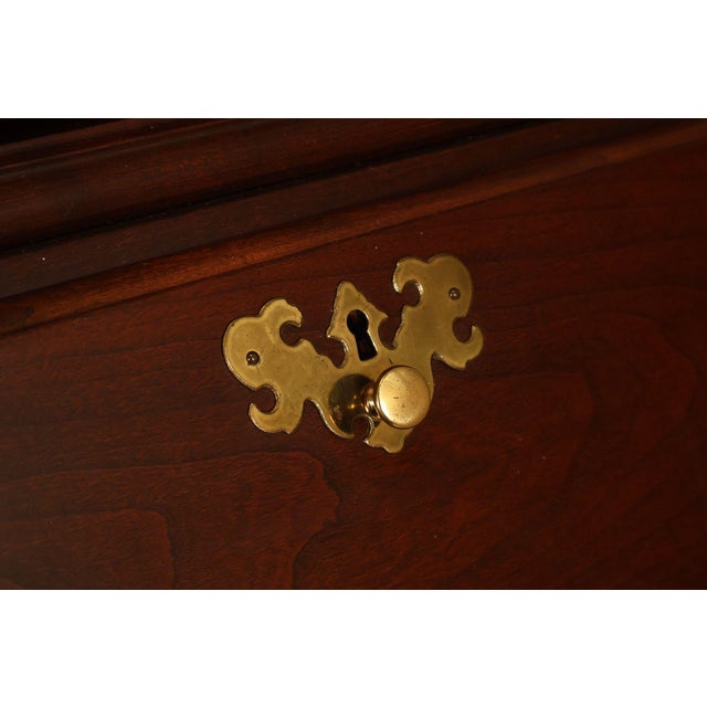 Jasper Cabinet Queen Anne Style Cherry Secretary Desk For Sale - Image 12 of 18