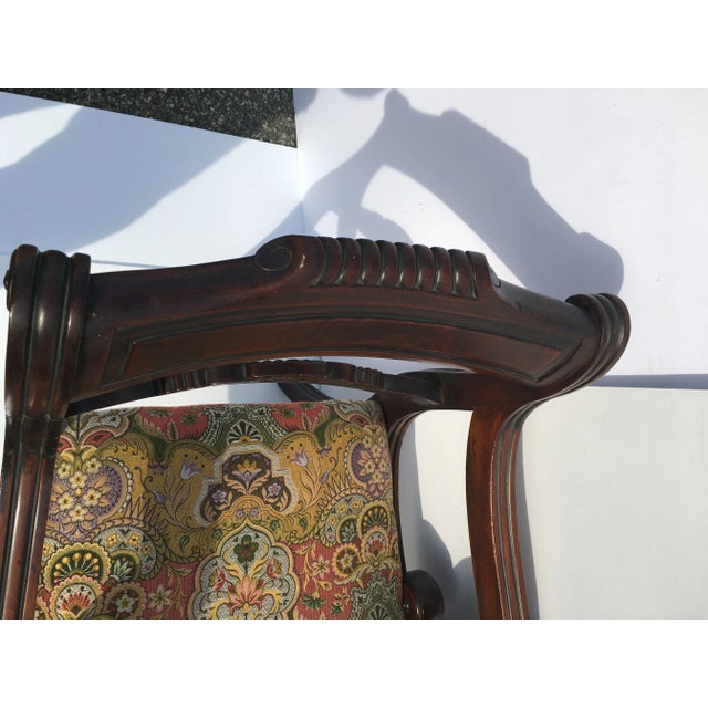 Wood Early 19th Century Antique English Regency Armchair For Sale - Image 7 of 13