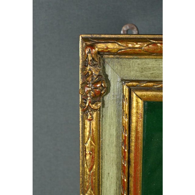 Gold Wall Display Case in Golden Wood, 20th Century For Sale - Image 8 of 18