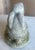 Light Gray Vintage Bunny Garden Statue With Moss For Sale - Image 8 of 12