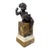 Antique Regency Grand Tour French Bronze Dore Cherub Putti Sienna Marble 19 Cent For Sale