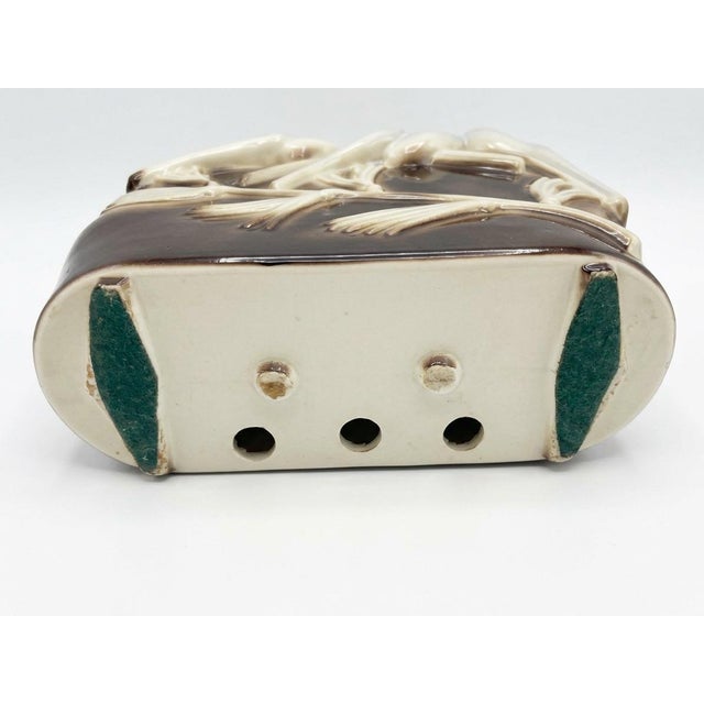 Royal Haeger Vintage Mid-Century Modern Ceramic Deer / Gazelle Tv Lamp, Planter & Wall Pocket Styled After Haegar For Sale - Image 4 of 9