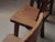Vintage Brutalist Handcrafted Chestnut Chairs, France, 1970, Set of 6 For Sale - Image 12 of 18
