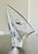 A rare vintage Baccarat crystal Voile Sail sculpture by French artist Robert Rigot, signed, authenticated with Baccarat...