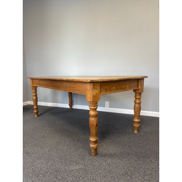 19th Century English Pine Table For Sale - Image 10 of 10