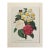 Vintage P. J. Redouté Print in 11x14 Mat - Camellias, Narcissus & Pansies, EUC For Sale