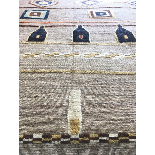 2020s Handmade Traditional Gabbeh Rug. 07'10" X 09'10" For Sale - Image 4 of 6