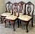 Traditional Late 20th Century Georgian Carved Rustic Mahogany Dining Chairs - Set of 4 For Sale - Image 3 of 12