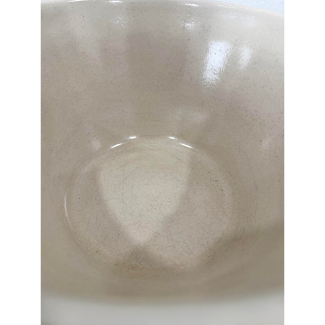 Farmhouse 1970s Roseville Ohio Double Striped Bowl For Sale - Image 3 of 5