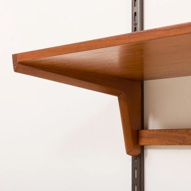 Home Office Shelving Unit in Teak by Kai Kristiansen for FM Mobler, 1960s For Sale - Image 11 of 18