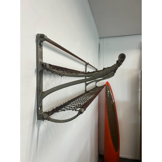 Train Wagon Luggage Rack, 1930s For Sale - Image 6 of 7