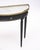 1910s French Louis XVI Style Ebonized, Brass and Marble Demi-Lune Console Table For Sale - Image 5 of 9