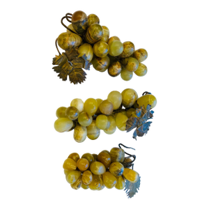 Set of 3 Alabaster Grapes