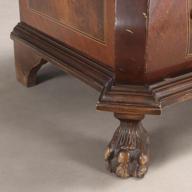 Flap Cabinet Veneered in Various Woods For Sale - Image 6 of 13