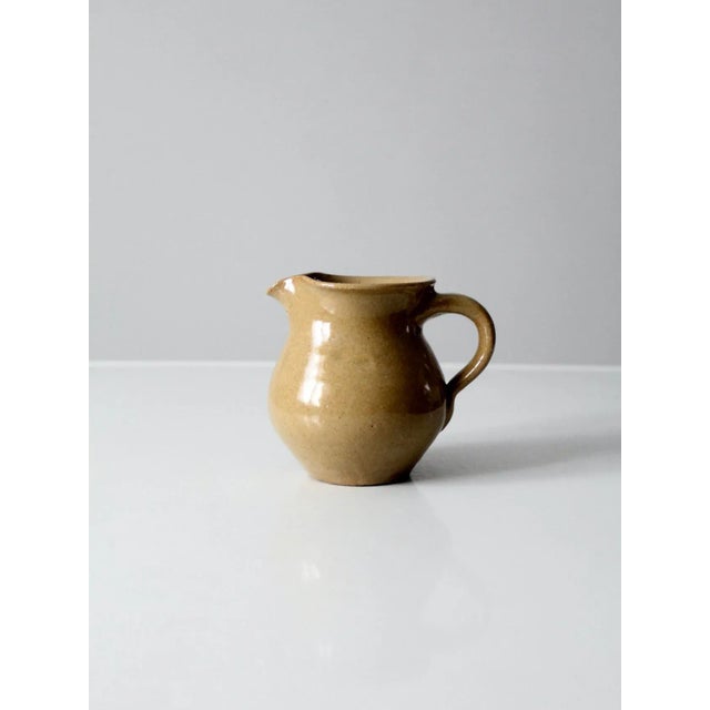 Vintage Studio Pottery Creamer Pitcher For Sale - Image 9 of 9