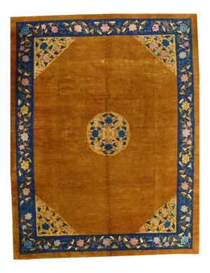 Pasargad Ny Antique Chinese Peking Hand-Knotted Rug - 9′ × 11′7″